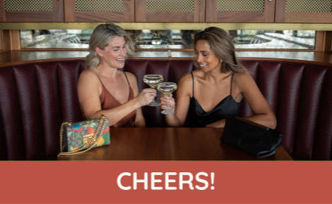 eGift card image of two ladies enjoying a cocktail with the text 