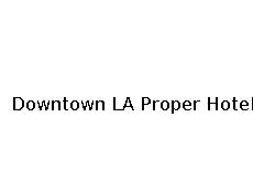 Downtown LA Proper Hotel logo