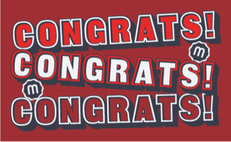Says Congrats! 3x, with pickle chip M identifier 