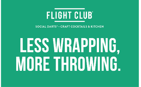 Green Gift Card: Less Wrapping, More Throwing. 