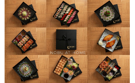 Bring the world of Nobu into the comfort of your home.Nobu At Home offers a curated dining experience prepared by our chefs, beautifully presented and ready to enjoy. 
