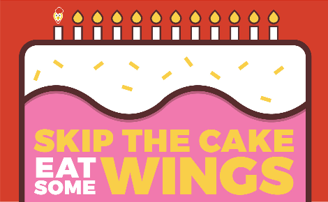 Skip the cake. Eat some wings.