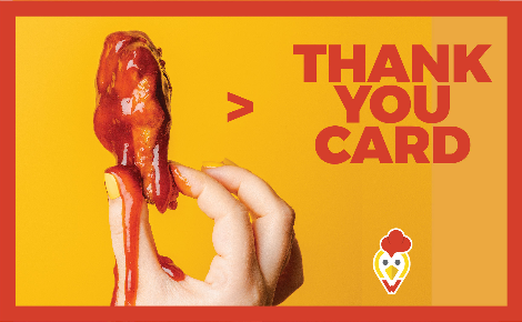 Wings > Thank You Cards