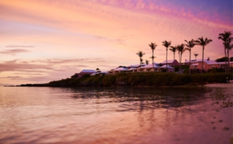 Gift card image of the resort at sunset